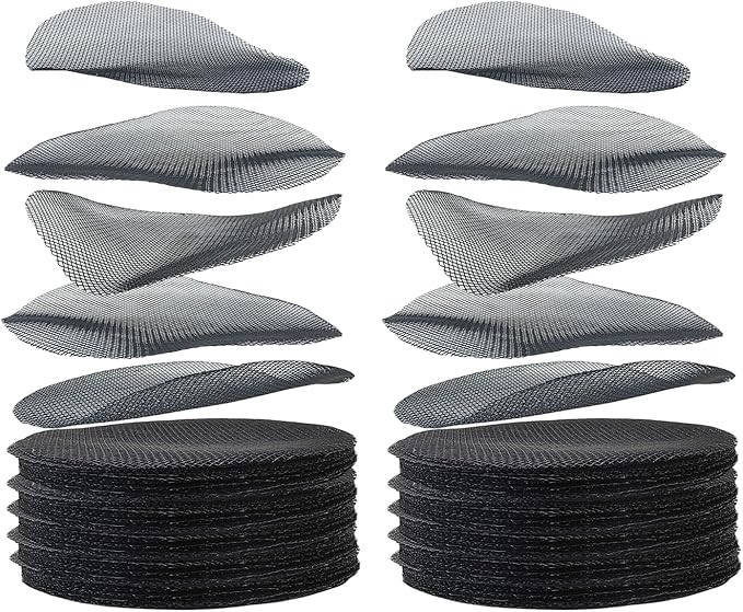 RooTrimmer 200 Pack 68MM, 2.7 inch Round Mesh Nets for Block Soil Leaking of 4 inch Nursery Pots(or Other Pots Bottom Around 2.7")