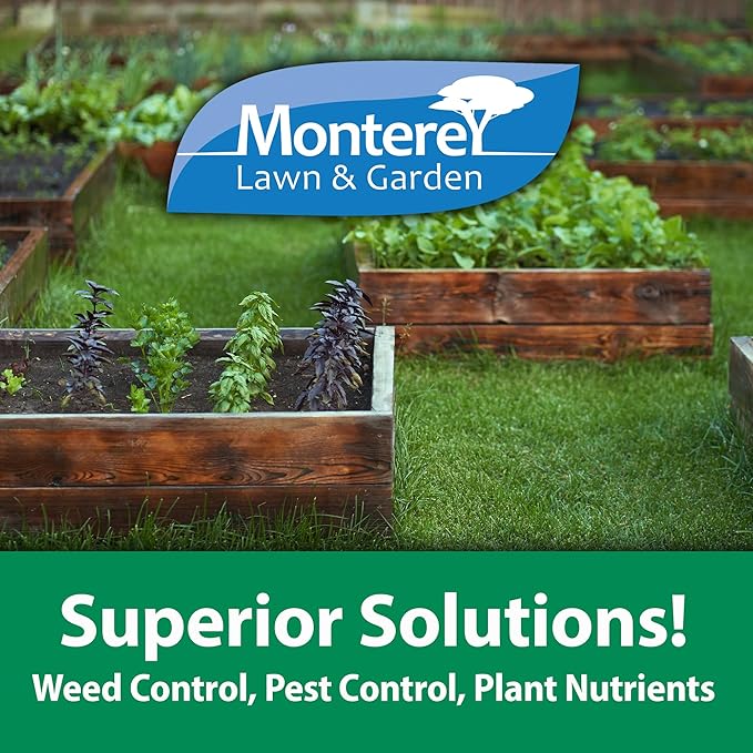 Monterey Garden Phos Bundled with Measuring Spoon - Fungicide for Root Rot, Downy Mildew, Fire Blight, Sudden Oak Death, Phytopthora & Pythium, 2.5 Gallon