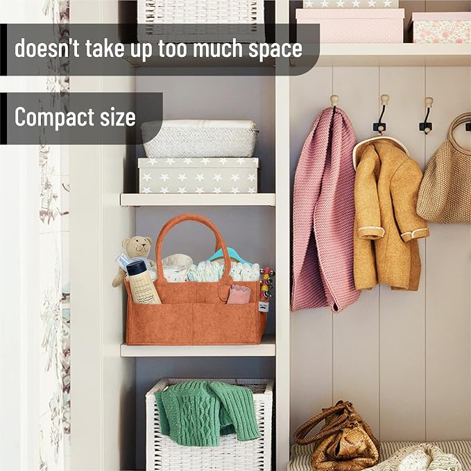 Mr. Pen- Baby Diaper Caddy Organizer, Rustic Warmth