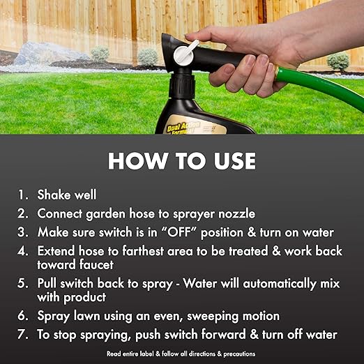 Spectracide Immunox Fungus Plus Insect Control For Lawns 32 Ounces, Dual Action, Hose-End Concentrate