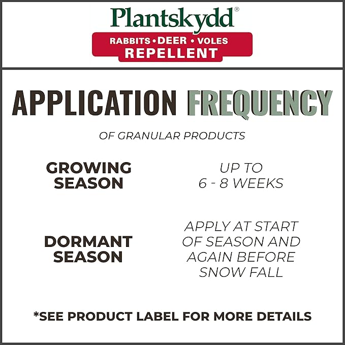 Plantskydd Animal Repellent - Repels Deer, Rabbits, Elk, Moose, Hares, Voles, Squirrels, Chipmunks and Other Herbivores; 8 LB Granular Shaker Jug (PS-VRD-8)