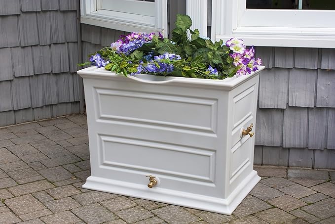 Good Ideas SV-ERS Savannah Elevated Garden Rain Saver Barrel