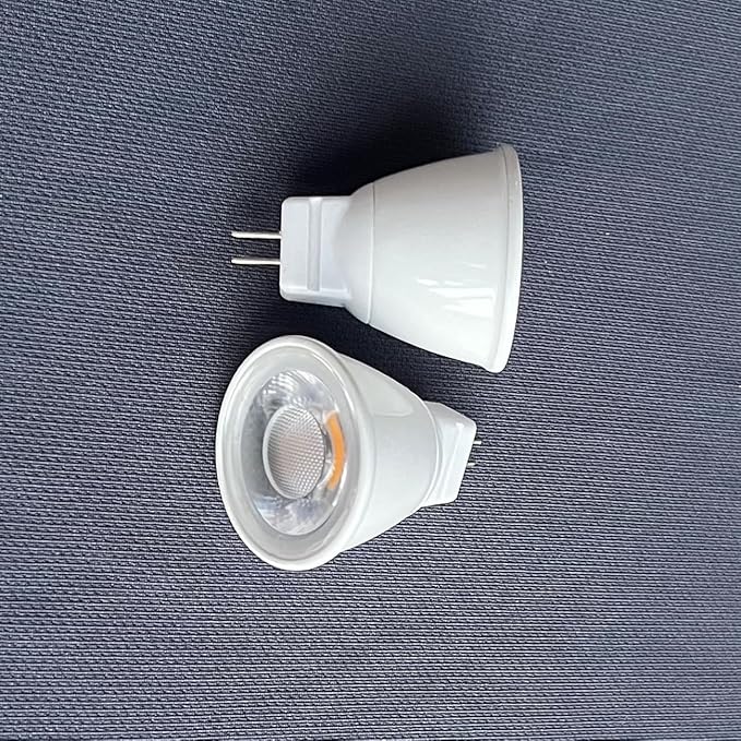 KAKEMONO 5W MR11 GU4.0 Led Bulbs, 35W Halogen Equivalent, 2700K Soft Warm White, 12V GU4 Low Voltage Spotlight for Outdoor Landscape Track Lighting, Not Dimmable-6 Pack