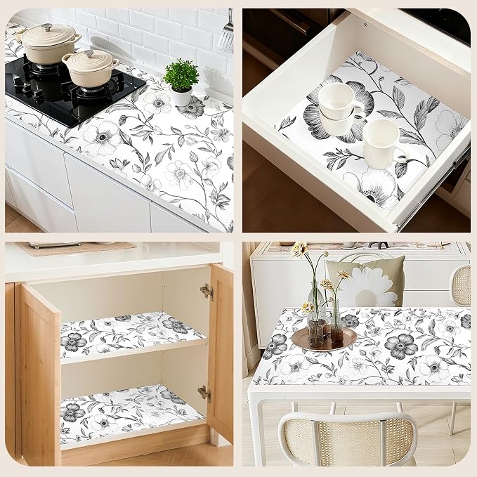2-Layer Drawer and Shelf Liner for Kitchen Cabinet: 17 X 30FT