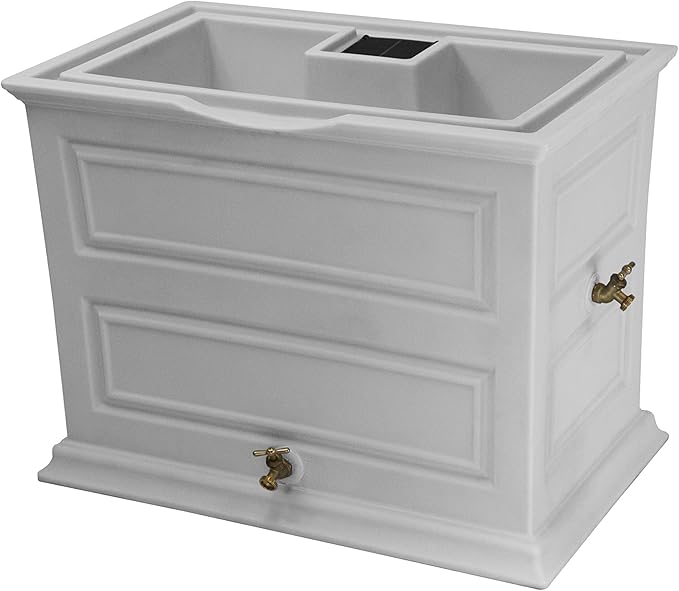 Good Ideas SV-ERS Savannah Elevated Garden Rain Saver Barrel