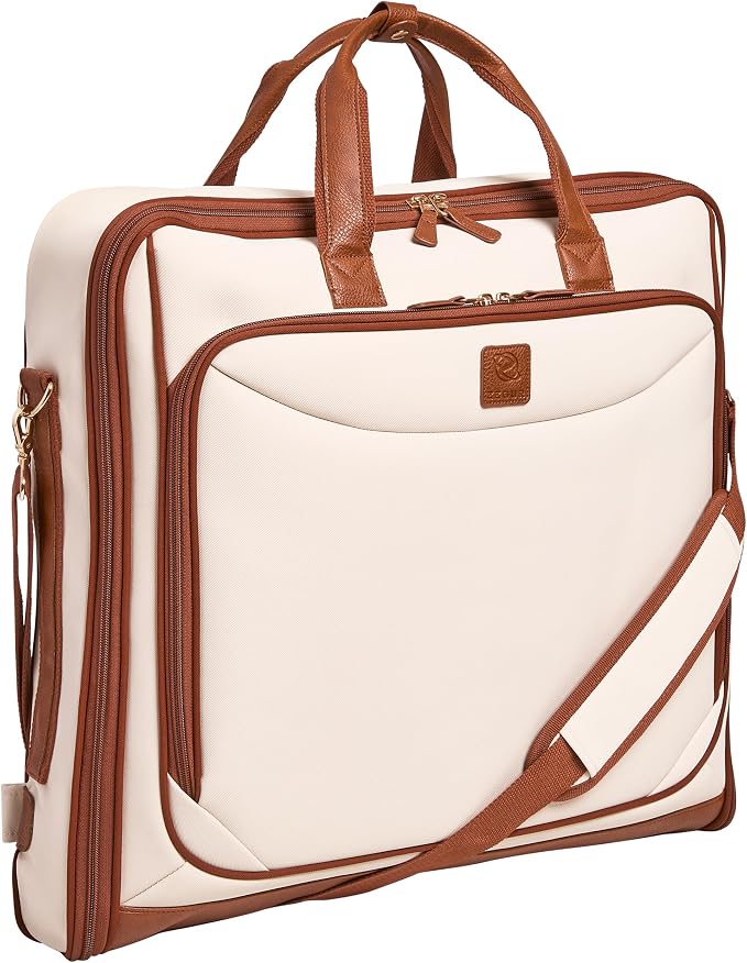 ZEGUR Premium Garment Bag Carry On Hangs Blazers, Pantsuits and More