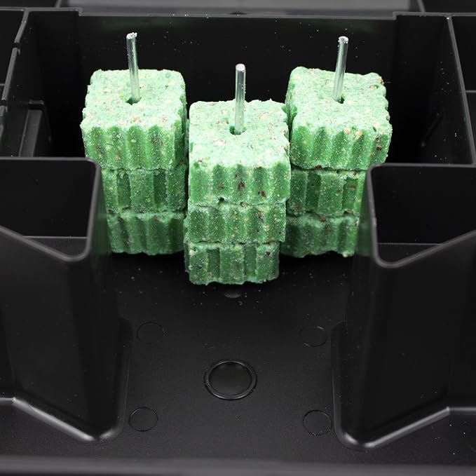 Victor Refillable Rodent Bait Station - XL Rodenticide Bait Station - Also Holds Rat Traps - Indoor and Outdoor Use - M901RB - Poison and Kill Rats