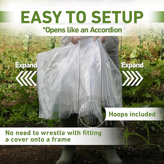 Tierra Garden 50-5000 Haxnicks Easy Poly Tunnel Garden Cloche, Giant