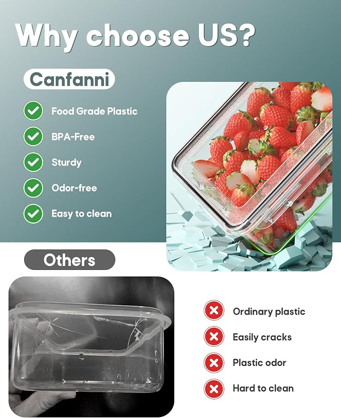 70 PCS Food Storage Containers with Lids Airtight, (35 Lids & 35 Containers) Leak proof Containers Set for Kitchen, Meal Prep, BPA-Free, PVC-Free Plastic, Microwave/Dishwasher Safe, Extra Labels & Pen
