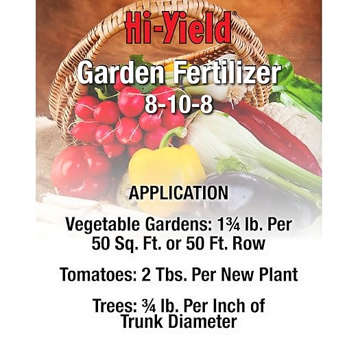 Hi-Yield (34090) Garden Fertilizer 8-10-8 (16 lbs.)