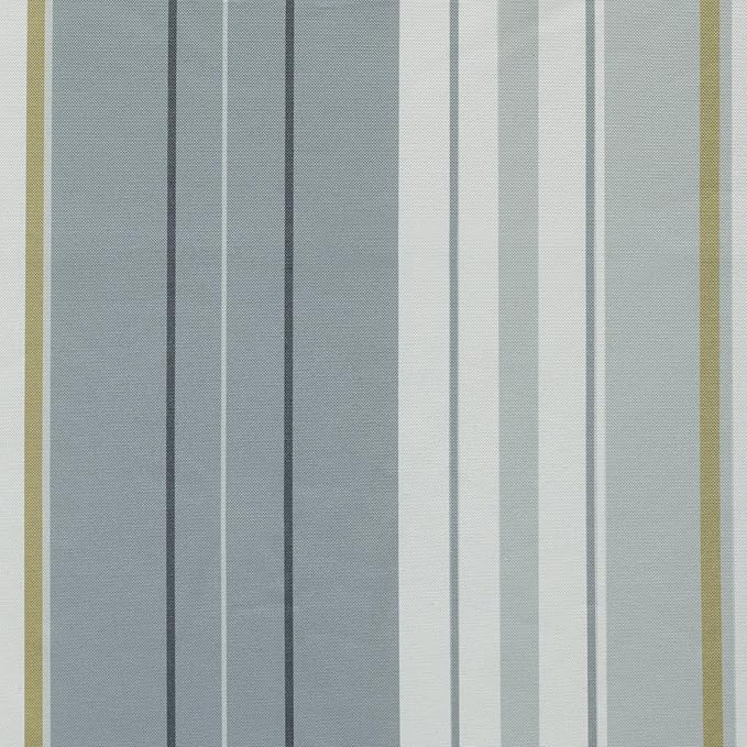 AAAAAcessories Outdoor Seat Cushions for Chairs, Waterproof, Fade-Resistant, 24" x 24" x 4", Patio Furniture Replacement Cushions, Set of 2, Ash Blue Harbor Stripe