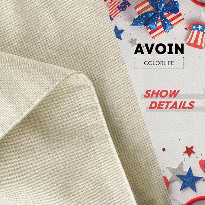 AVOIN colorlife Patriotic 4th of July Garden Flag 12x18 Inch Double Sided Outside, Memorial Day Red Floral Welcome Daisy Yard Outdoor Decoration