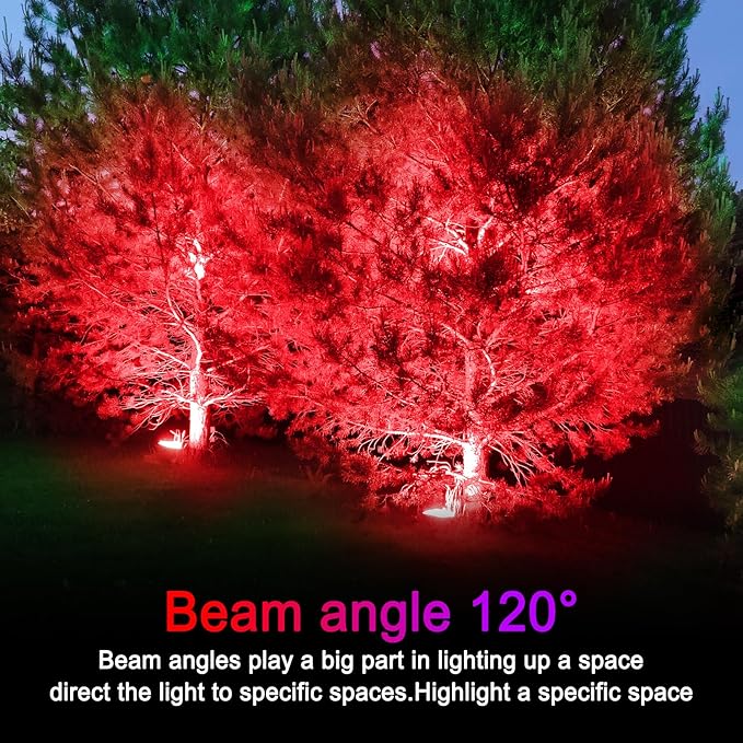 PAR38 Flood Red Light Bulbs,4 Pack Dimmable,E26 Base Red Flood Light Outoor(20W Replace to 200W),Halloween Light Bulb for Outside,Christmas,Holiday Lighting