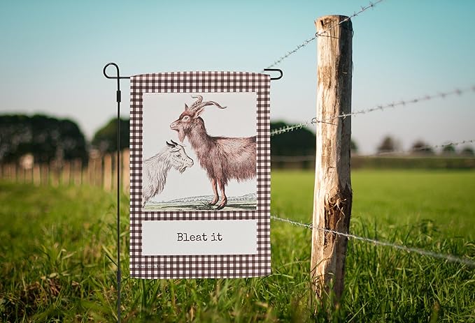 Primitives by Kathy Decorative Double-Sided Garden Flag - Bleat It