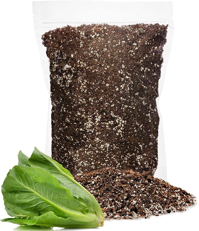 GARDENERA Premium Organic Potting Soil for Lettuce - (4 Quart Bag)