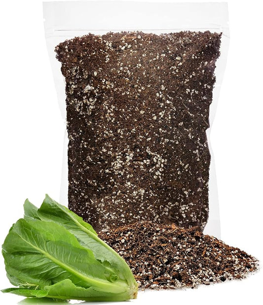 GARDENERA Premium Organic Potting Soil for Lettuce - (4 Quart Bag)