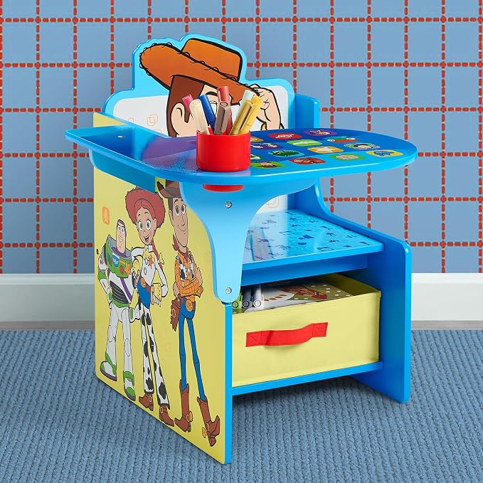 Delta Children Chair Desk with Storage Bin, Toy Story 5