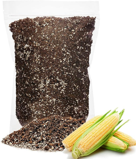 GARDENERA Premium Organic Potting Soil for Corn - (4 Quart Bag)