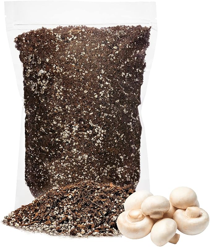 GARDENERA Premium Organic Potting Soil for Mushrooms - (1 Quart Bag)