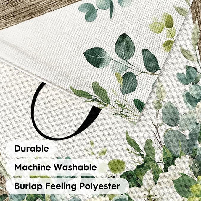 AVOIN colorlife Initial Letter J Monogram Garden Flag 12x18 Inch Double Sided Outside, Spring Floral Family Last Name Yard Decoration