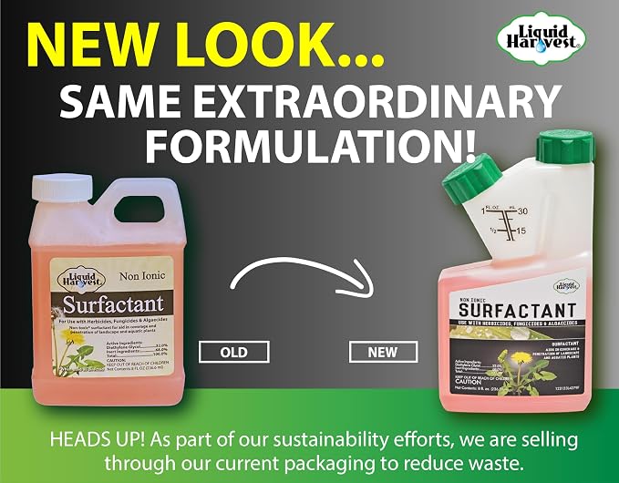 Concentrated Surfactant for Herbicides Non-Ionic 8oz, Increase Product Coverage, Penetration, Effectiveness