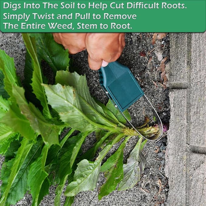 Home-X Weeding Tool for Gardening and Yard Work, Weed Cutter/Remover, Garden Accessory