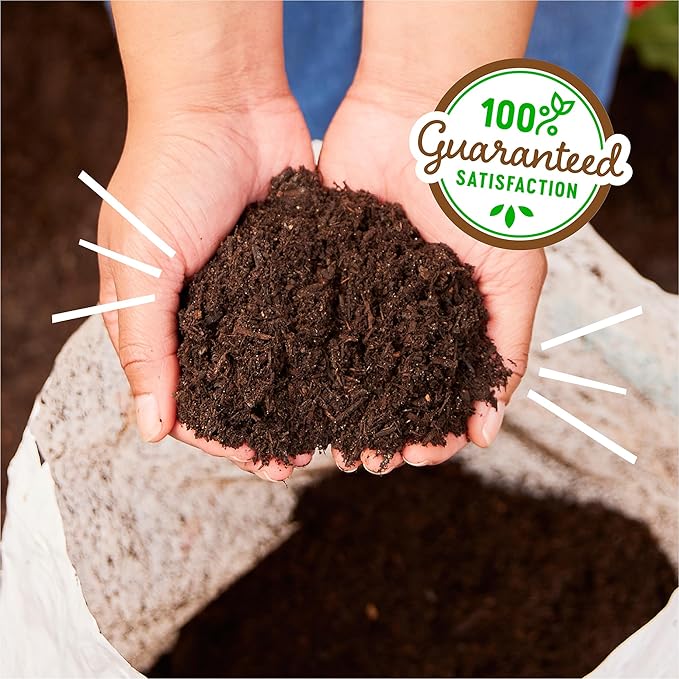 Back to The Roots 100% Organic Garden Soil (60 Cubic ft Bulk Value) | Premium Blend | Made in The USA