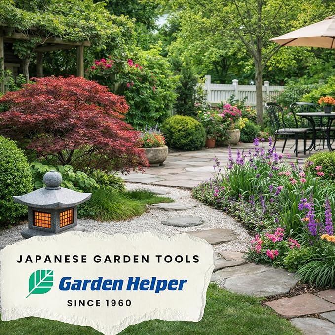 Dandelion Weed Puller Tool Handheld 13" - Garden Weeder Root Removal Tool - Heavy Duty Japanese Steel with Wood Handle - Made in Japan