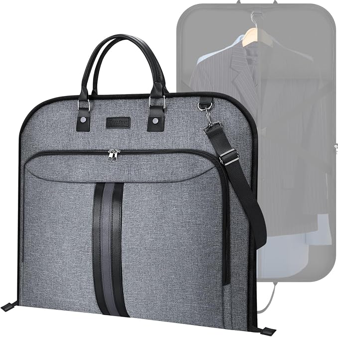 BALEINE Garment Bags for Travel, Water Resistant Carry on Suit Bag