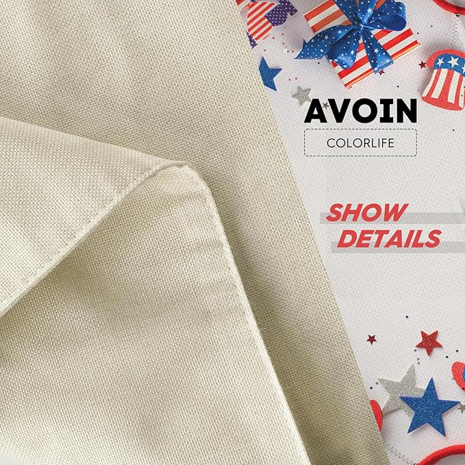 AVOIN colorlife Patriotic 4th of July House Flag 28x40 Inch Double Sided Outside, Memorial Day Red Floral Welcome Daisy Yard Outdoor Decoration