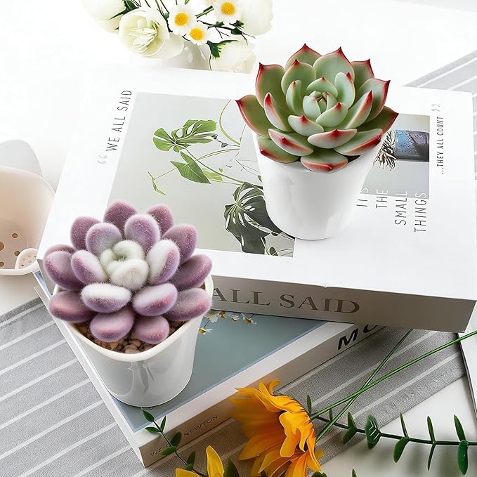 20 Pcs 3 Inch Self Watering Pots Self Watering Planters for Indoor Plants Plastic Self Watering Plant Pot Garden Flower Pots with Water Level Indicator Vents for Herbs