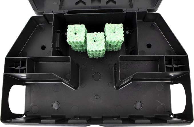 Victor Refillable Rodent Bait Station - XL Rodenticide Bait Station - Also Holds Rat Traps - Indoor and Outdoor Use - M901RB - Poison and Kill Rats