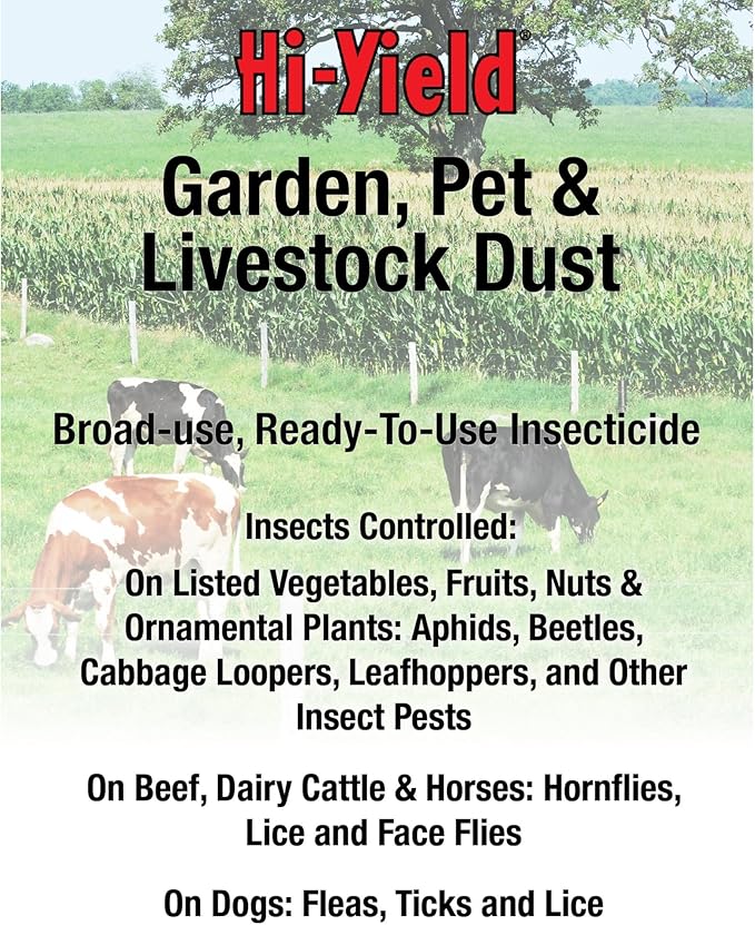 Hi-Yield (32202) Garden, Pet and Livestock Dust (4 lbs.)