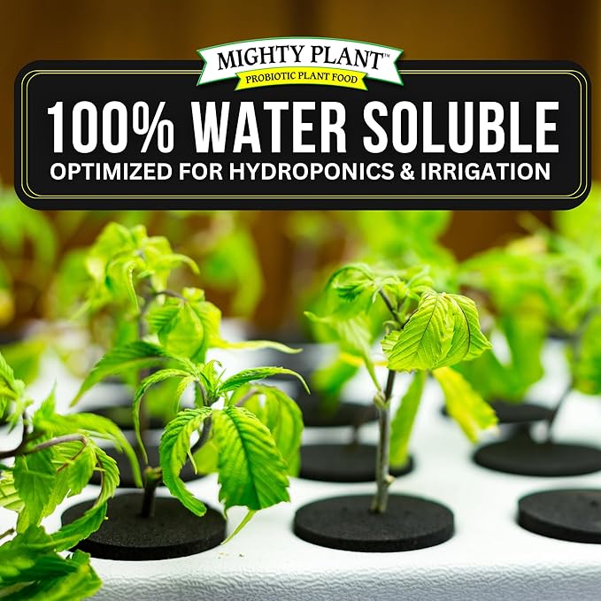 Organic Instant Compost Tea (5 oz) – Probiotic Plant Food Bloom Booster & Yield Booster for Hydroponics & All Gardening Types | Microbial Formula Converts Amino Acids for Enhanced Growth (5, Ounces)
