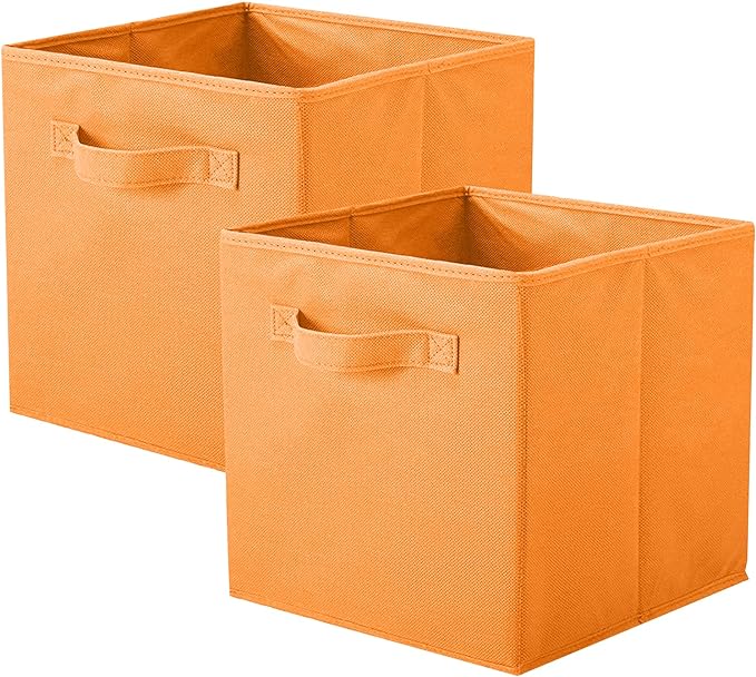 ShellKingdom Storage Bins, Foldable Fabric Storage Cubes And Cloth Storage