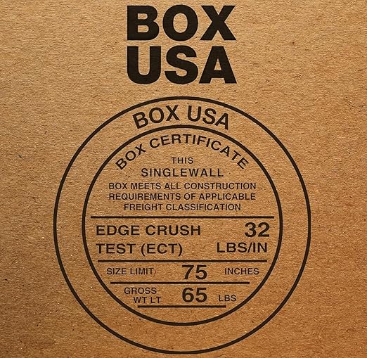 BOX USA Moving Boxes Holds 65lbs, 18"L x 14"W x 12"H (20-Pack) Medium - Corrugated Cardboard Box for Shipping, Mailing, Packing, Packaging and Storage