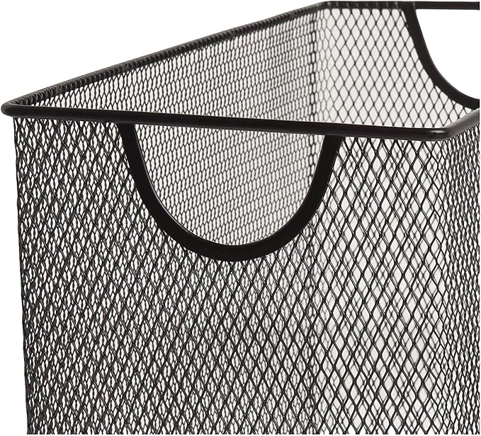 3 Pack Mesh Metal Storage Basket Organizer CD Storage Boxes