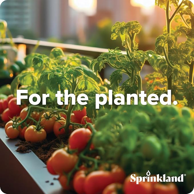 Sprinkland® 1/2" Drip Irrigation Adapter | Made in USA | Fits Faucet/Garden Hose | Compatible with .600" ID x .700" OD and 5/8" Drip Tube | 3-Pack