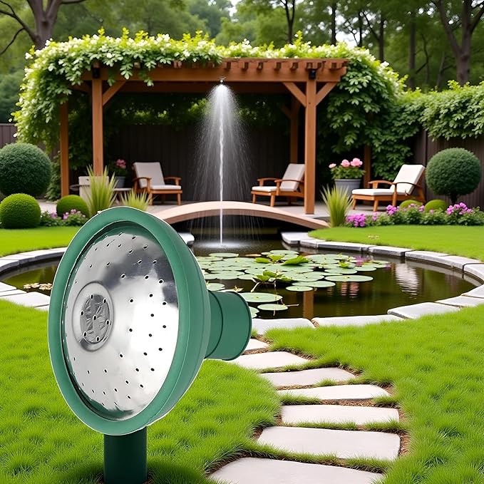 Green Universal Garden Watering Can Rose Head Water Sprinkler Sprayer Fit All Watering Can Rose Spout Cover Nozzle Replacement Garden Tool Gardening Equipment