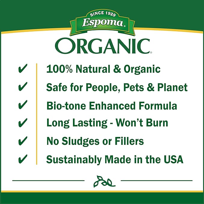 Espoma Organic Garden-Tone 3-4-4 Organic Fertilizer for Cool & Warm Season Vegetables and Herbs. Grow an Abundant Harvest of Nutritious and Flavorful Vegetables – 4 lb. Bag.