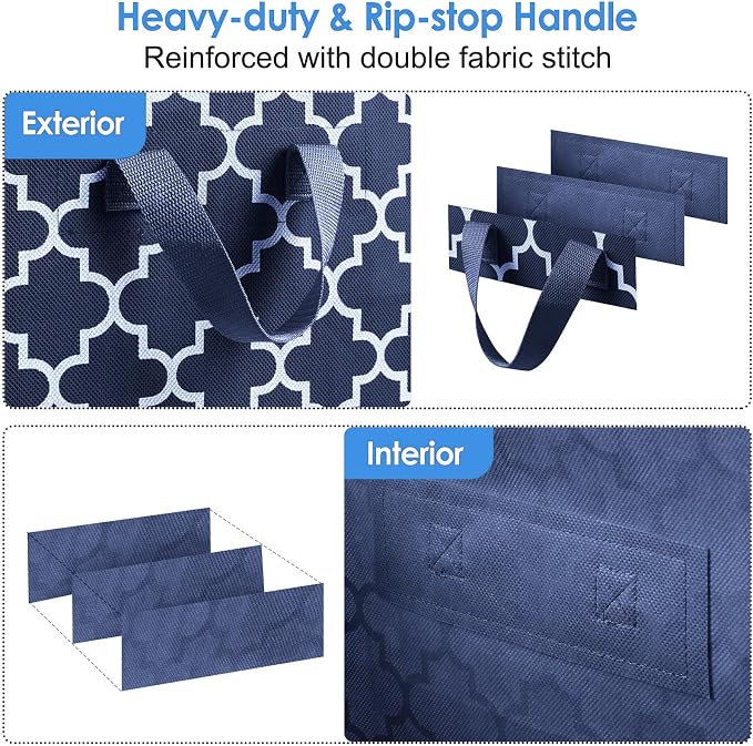 Storage Bags 100L 8 Pack Clothes Organization and Storage Containers