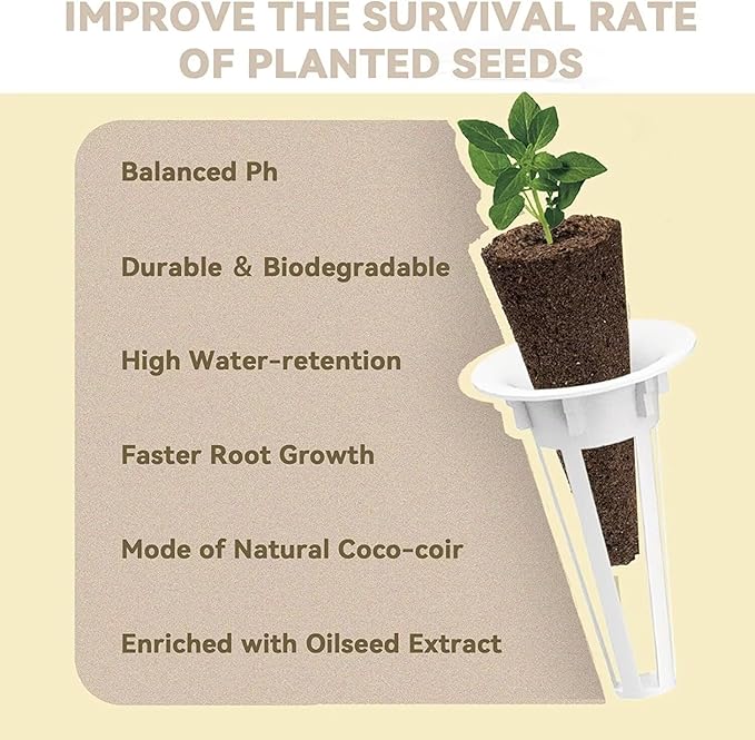 Inbloom 7-Pods Salad Greens Seed Pod Kit for AeroGarden, Ahopegarden, Gardencube Hydroponic Garden (Wild Flower, 7 Pods)