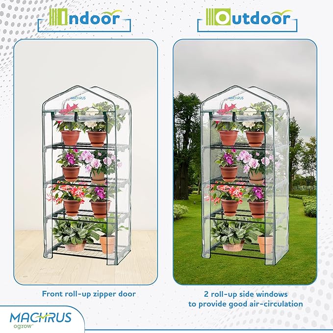 Machrus Ogrow Ultra-Deluxe 4 Tier Portable Bloomhouse