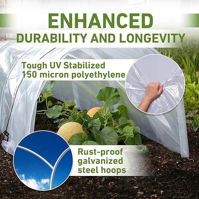 Tierra Garden 50-5000 Haxnicks Easy Poly Tunnel Garden Cloche, Giant