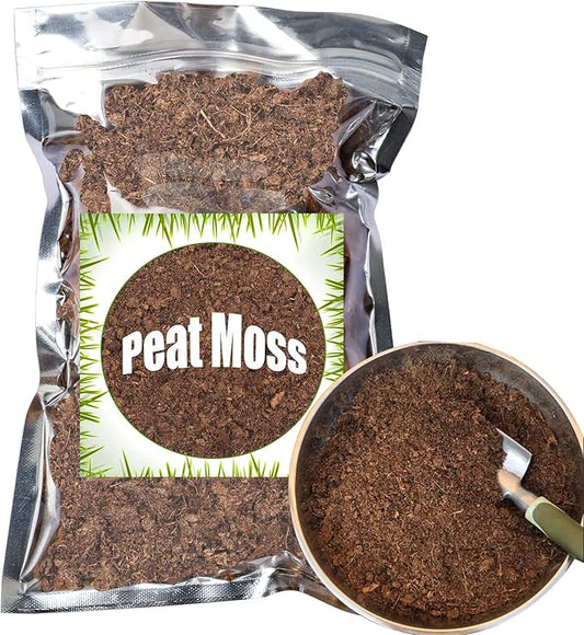 Doter Organic Sphagnum Peat Moss, Added to Soil and Enriches Plant Roots, Gardening Soil Amendment and Carnivorous Plant Soil Media(1qt)