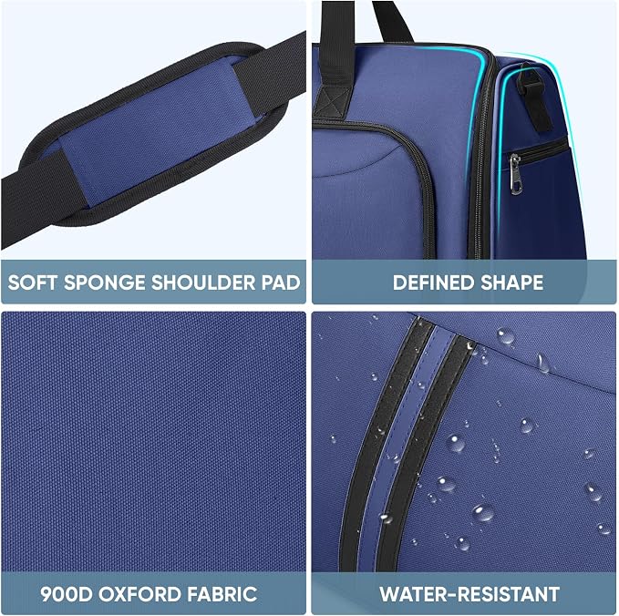 BALEINE Garment Bags for Travel, Water Resistant Carry on Suit Bag