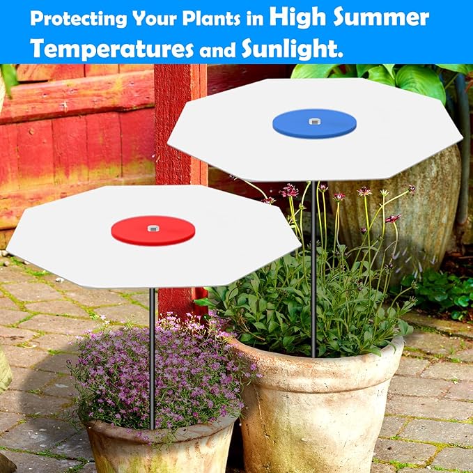 3 Pack Plants Shade Cover for Outdoor Plants, 65% Sunblock Shade Cloth Outdoor, Garden Shade Disk Umbrella, Sun Shade for Plants, Prefect for Your Garden, Potted Plant, Live Plant Outdoor(P0409)