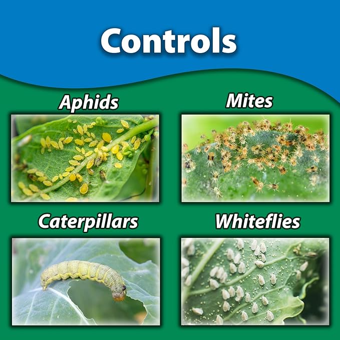 Monterey All Natural Mite & Insect Control RTU Bundled with Monterey Garden Measure Spoon