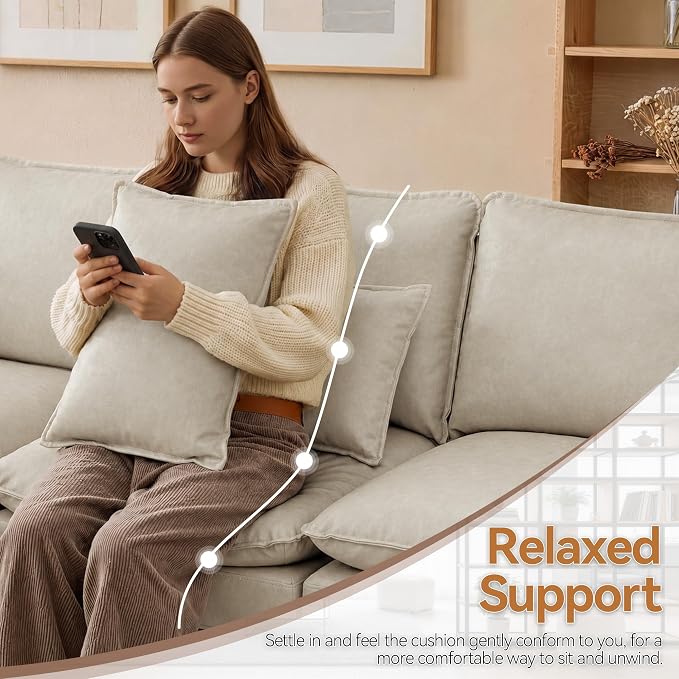 50" Storage Loveseat Modular Sofa Faux Leather 2-Seat for Apartment,Beige