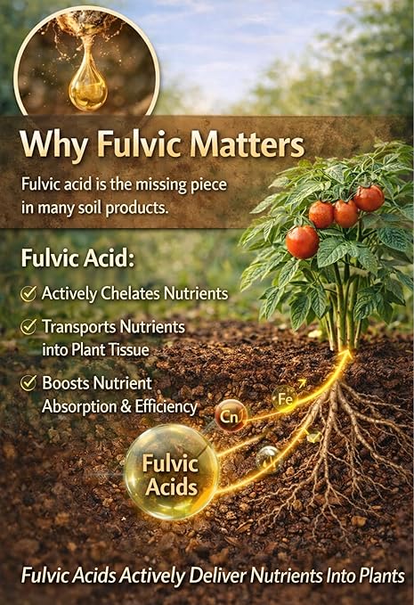Soil Renewal – Humic & Fulvic Acid Soil Conditioner Concentrate Gallon (Gallon)